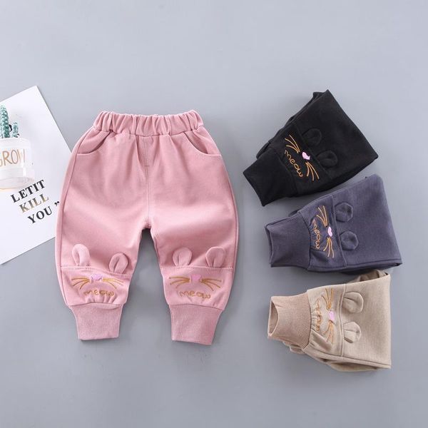 

trousers baby kids pants cartoon boy girl spring autumn fashion casual sports, Blue