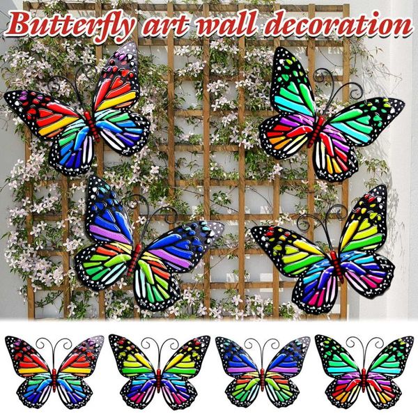 

garden decorations butterfly art outdoor backyard metal animal decoration gift