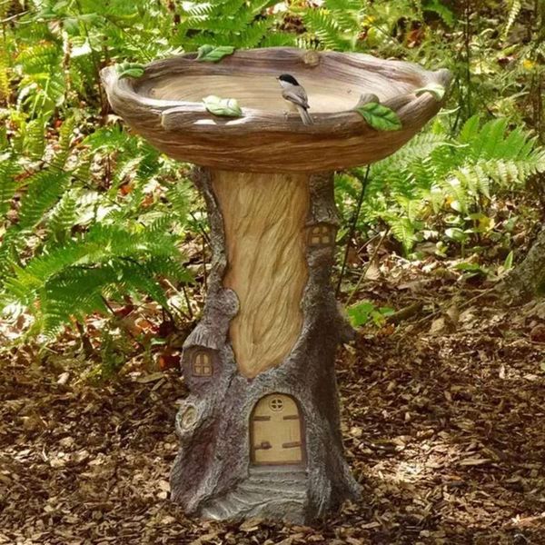 

other bird supplies bath & feeder pedestal standing garden outdoor tray resin