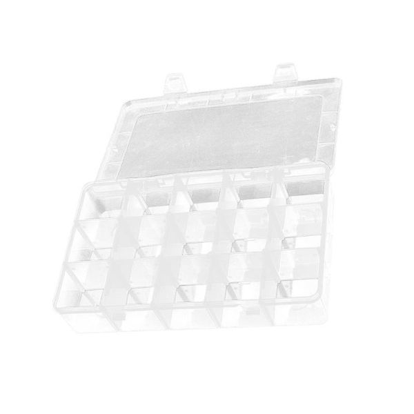 

car organizer 1pc sundries storage box durable compartment case (white)