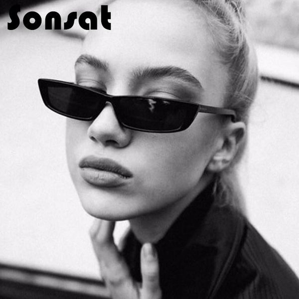 

sunglasses fashion outdoor glasses square small frame personality rectangle designer luxury man/women eyewe, White;black
