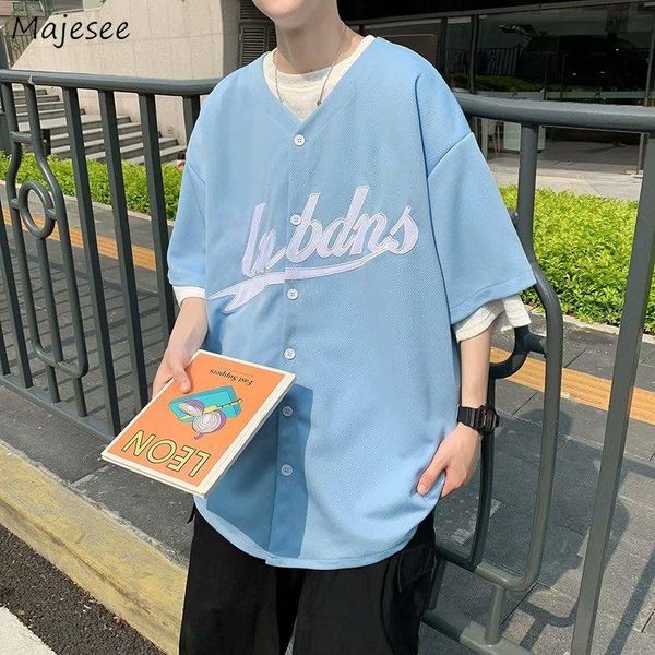 

men's jackets summer men loose printed short sleeve o-neck outerwear vintage retro hong kong style streetwear couple coats fashion ins, Black;brown