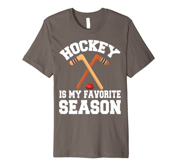 

Funny Hockey Is My Favorite Season Gift For Hockey Lover Premium T-Shirt, Mainly pictures