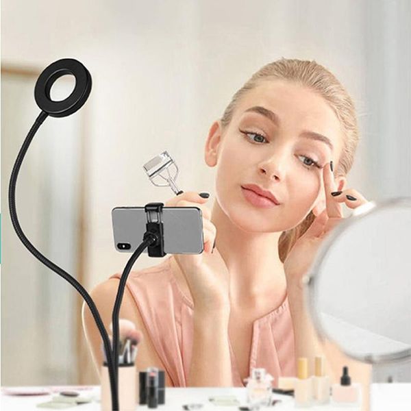 

cell phone mounts & holders universal selfie ring light mobile holder pography stand led for youtube tik tok live stream makeup