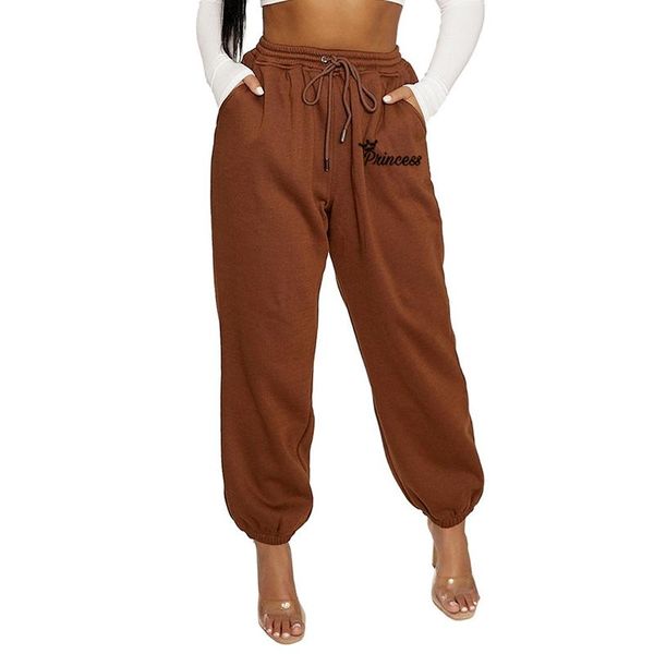 

running pants women sweatpants hip hop fashion letter print beam pant elastic waist spring summer harem fitness sport long 2021, Black;blue