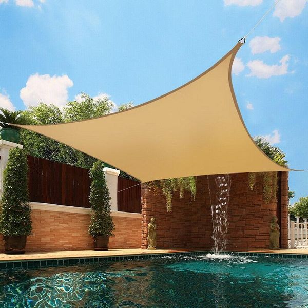 

outdoor awning rectangular waterproof high-end beige shade