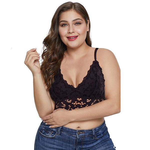 

large shiying's new lace body shaping bra, no steel ring lingerie, Black;red