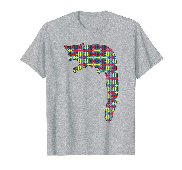 

cuscus autism awareness kids monkey puzzle day mom gift t-shirt, White;black