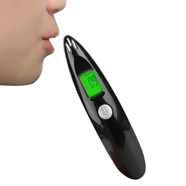 

digital breath alcohol tester breathalyzer lcd screen blowing analyzer detector breathalyser with backlight alcoholism test