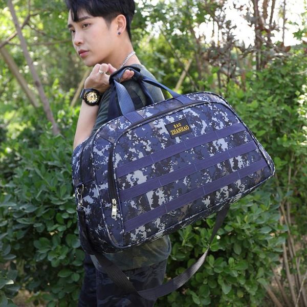 

duffel bags fashion camouflage women's bag oxford cloth waterproof sports large-capacity wear-resistant travel