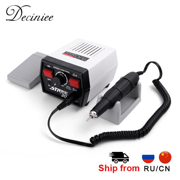 

65w electric nail drill machine 35000rpm strong 204 electric manicure set pedicure machine professionals electric nail file perf
