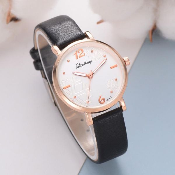 

wristwatches classic gentlemen girls women's fashion luxury leisure set auger leather stainless steel quartz watch, Slivery;brown