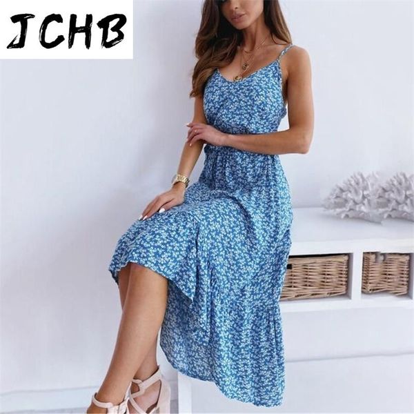 

casual dresses sleeveless fashion backless floral maxi dress woman 2021 summer spaghetti strap boho elegant long for women, Black;gray