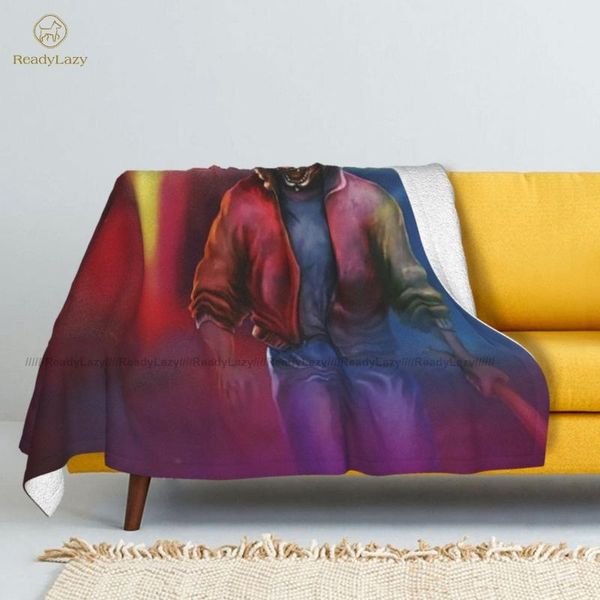 

blankets line miami blanket fuzzy sherpa fleece armchair super soft bedspread