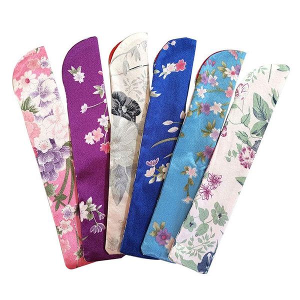 

other home decor elegant folding hand fan bag holder dustproof protector pouch case cover wedding party gifts