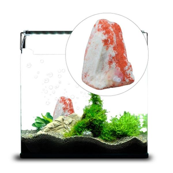 

aquarium ornament rockery shape air bubble stone fish tank aerator oxygen disk pump hydroponic accessories decorations