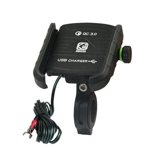 

cell phone mounts & holders design china factory qc 3.0 motorcycle usb charger holder