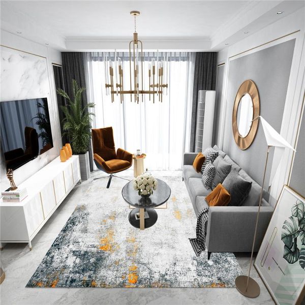 

carpets brief style parlor sofa rug corridor carpet soft anti-slip bedroom bedside balcony floor mat living room area for home decor