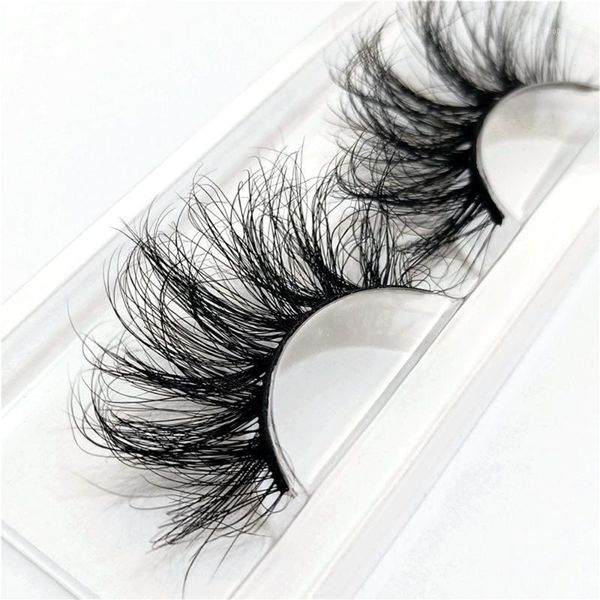 

1pair 3d mink false lashes 20mm soft natural thick wispies fake eyelashes makeup extension cruelty-handmade eyelash1