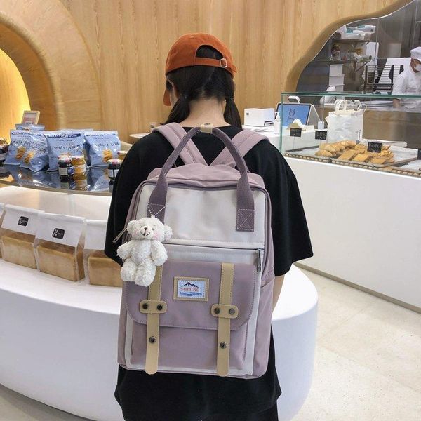 

backpack joypessie fashion girls bookbag shoulder cute college laprucksack teen school bag femal kawaii women travel mochila