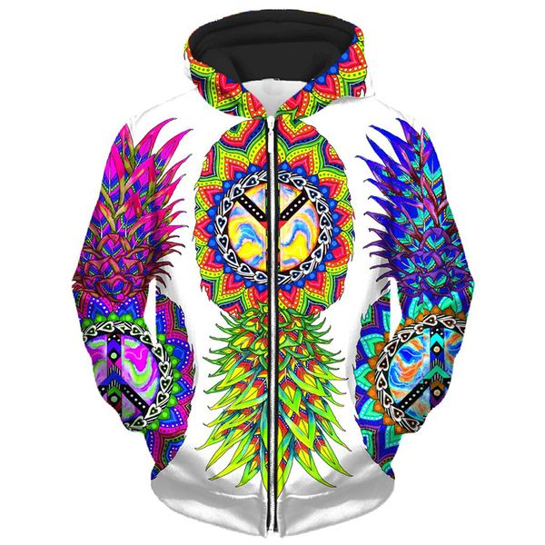 

blue skull pattern men s zip-up hoodie visual impact party punk goth round neck sweatshirt hoodie, Black