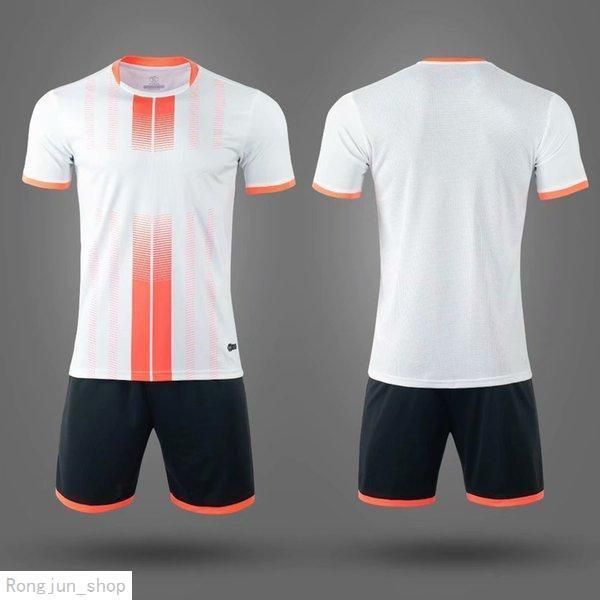 

blank kids soccer jersey short set football kits clothes men tracksuit children training suit sport wear uniforme, Black