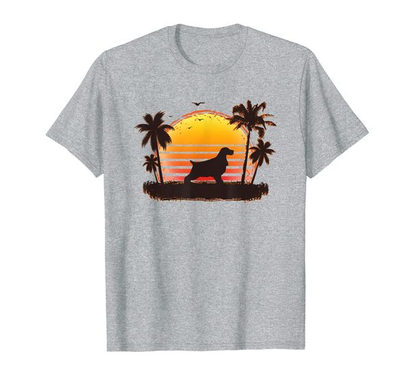 

english cocker spaniels shirt men women kids gift, White;black