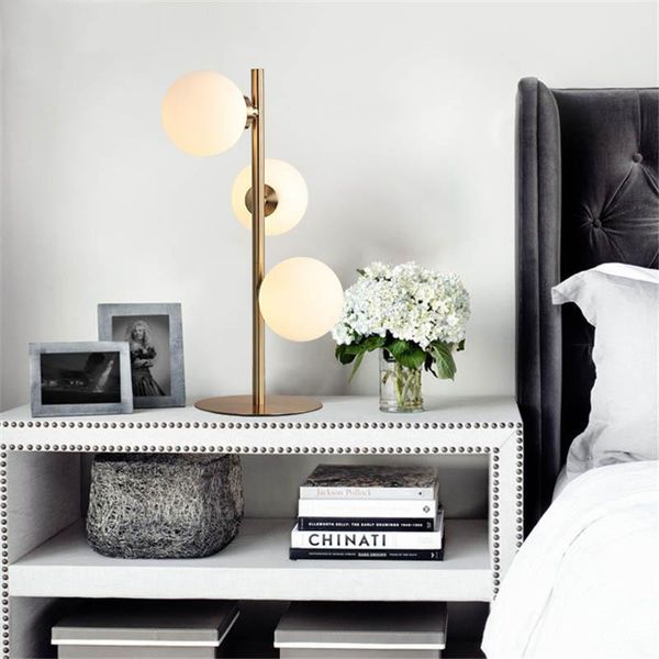 

table lamps sgrow art glass stand desk lights for bedroom study dinning room 3 balls lamp indoor lighting fixtures
