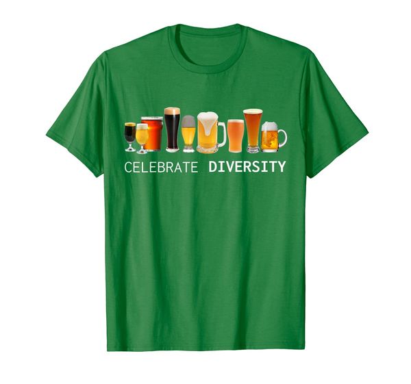 

craft beer drinking tshirt celebrate diversity beer shirt, White;black