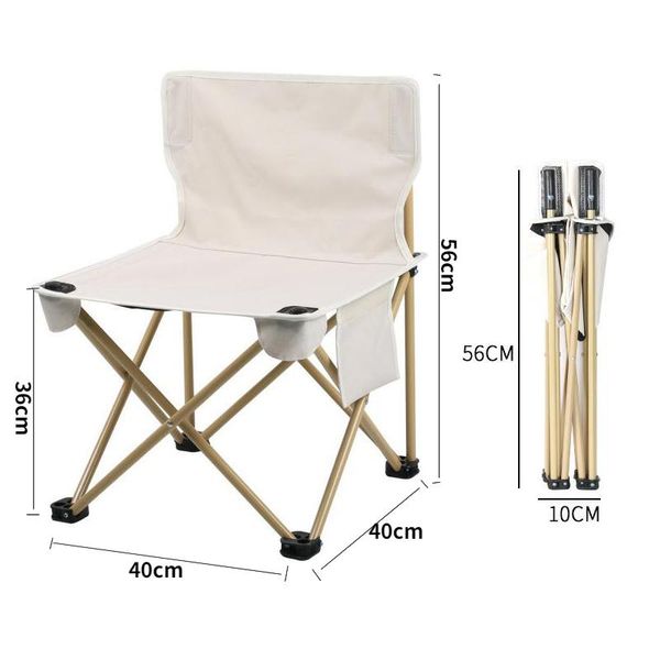 

fishing accessories travel ultralight folding chair superhard high load outdoor camping beach hiking picnic backrest seat