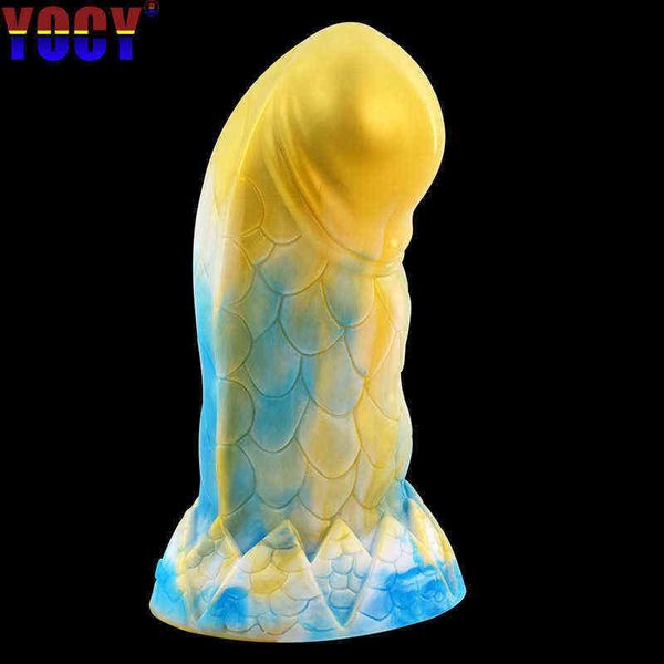 Nxy Anal Brinquedos Yocy Novo Líquido Líquido Gel Gel Plug Backyard Dilator Adulto Divertido Divertido Grande Masturbação Device 0314