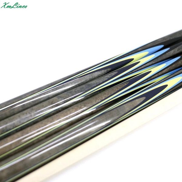 

xmlinco 1/2 split 520 530g 12mm 142cm rainbow design carom billiard pool cues