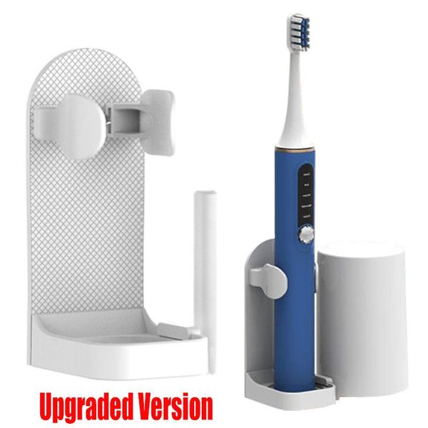 

toothbrush holders upgraded electric holder cup stand rack household base punch-storage shelf for bathroom