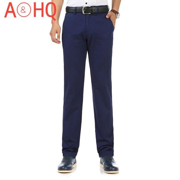 

men's pants summer thin men trousers casual cotton straight fit black gray size 40 42