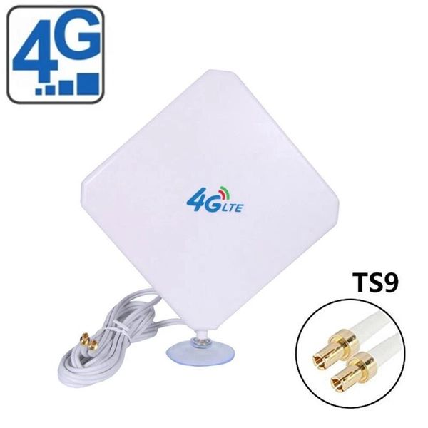 

35dbi 4g lte dual mimo mobile phone antenna aerial ts9 plug cable for huawei bi622 signal enhancement cell repairing tools