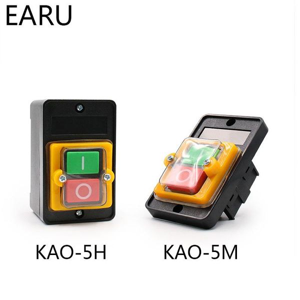 

smart home control waterproof push button switch power on/ off kao-5 / bsp210f-1b 10a 380v for cutting machine bench drill
