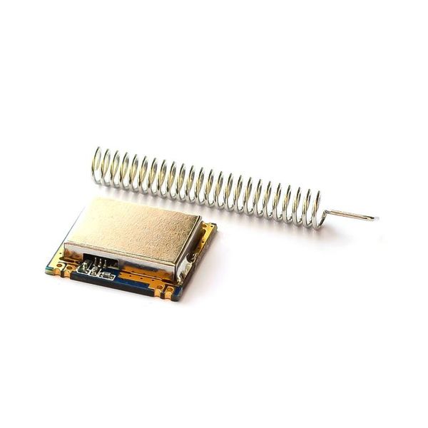 

integrated circuits 10pcs/lot mini si4463-smt wireless transceiver module si4463 433mhz with spring antenna distance 2000m
