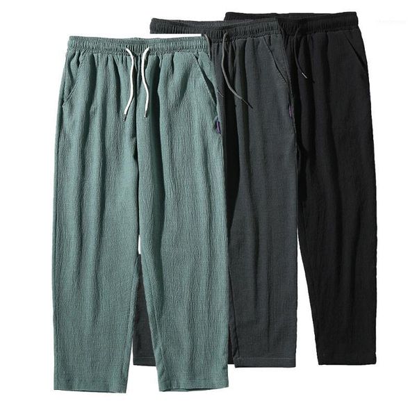

thin lightweight summer casual drawstring pants for men cool soft viscose sport japanese streetwear hip hop track trousers men's, Black