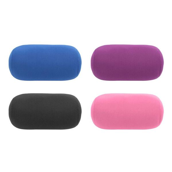 

pillow soft mini cushion microbead back sofa roll throw cozy travel home office sleep neck support