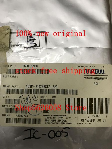 

smart power plugs adsp-2187nbstz-320 qfp 100% original 1pcs-20pcs/lot stock