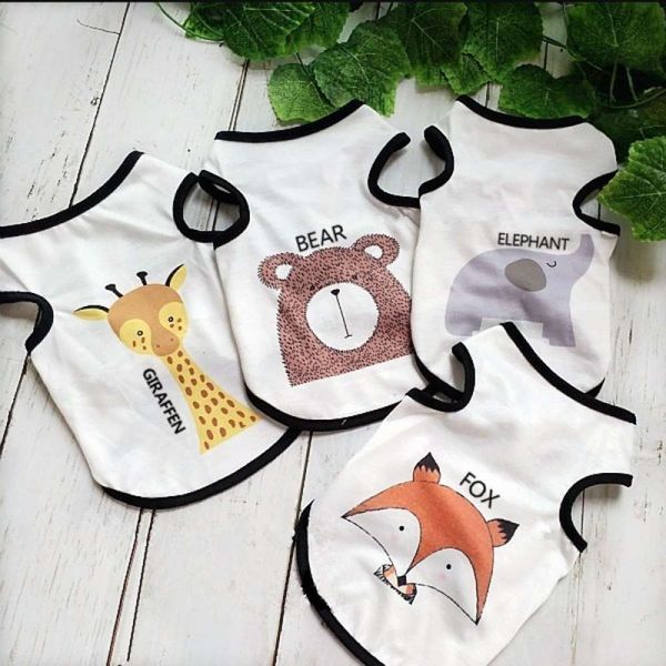 

dog apparel dog clothes summer thin seaside teddy bear bomei fadou cat dog supplies cartoon vest