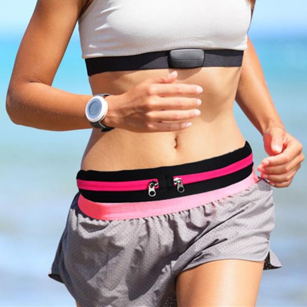 

waist bags selling outdoor fitness sports double mouth bag fashion waterproof running