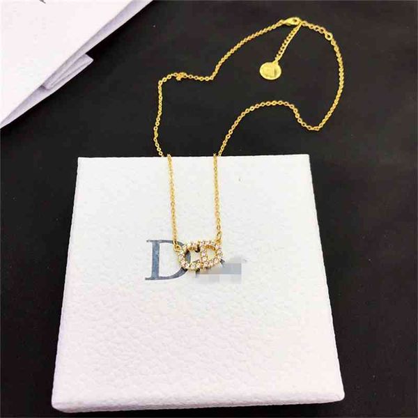 

70% off outlet online letter women's full diamond clavicle bracelet necklace net red same small fragrance jewelry, Black
