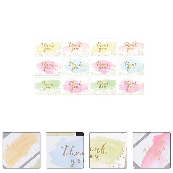 

greeting cards 12pcs thanksgiving day thank you watercolor