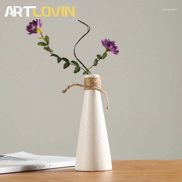 

japanese style ceramic vases modern simple design artificial flower home decoration accessories price small11