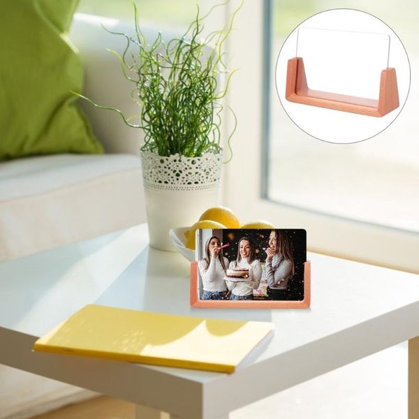 

frames modern wood picture frame u-shaped acrylic po display home decor