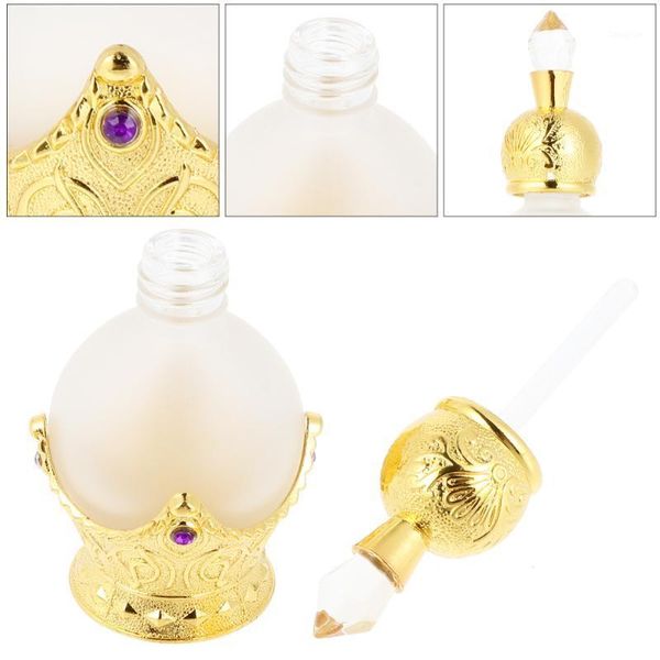 

storage bottles & jars 15ml retro empty bottle glass perfume essential oils dropper