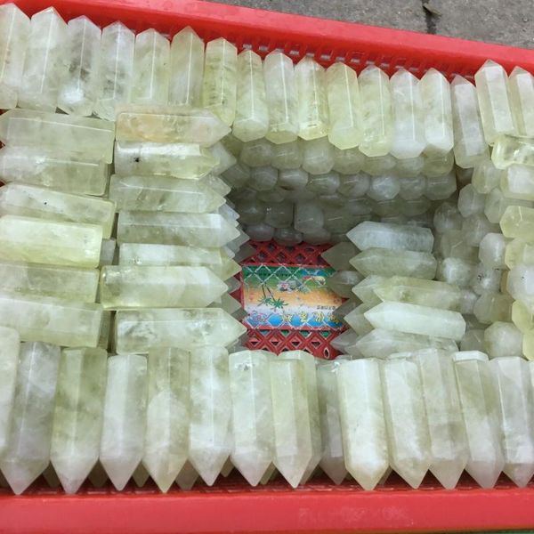 

decorative objects & figurines natural quartz crystal point citrine mineral specimens decor