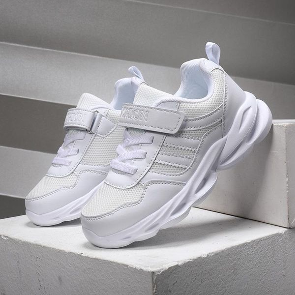 

kids running shoes girls sneakers boys casual sneaker child autumn trainers white children sports for athletic & outdoor, Black