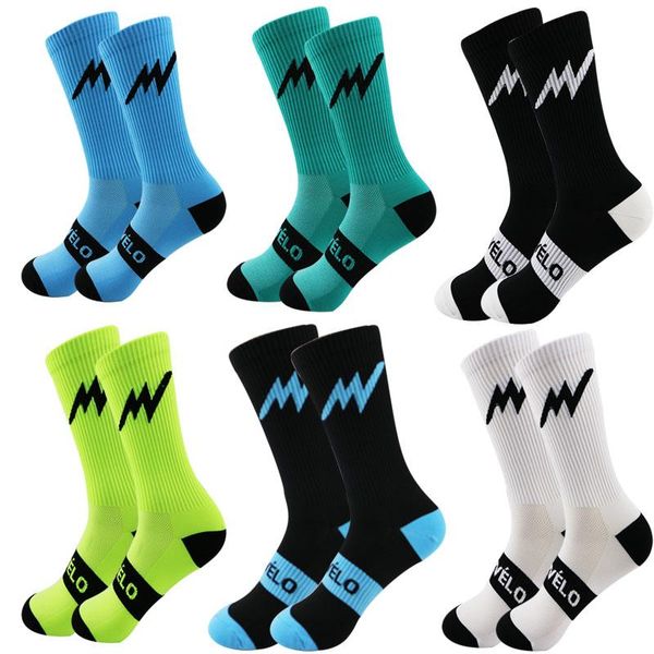 

sports socks sweat absorbent non slip elasticity comfortable soft towel, Black